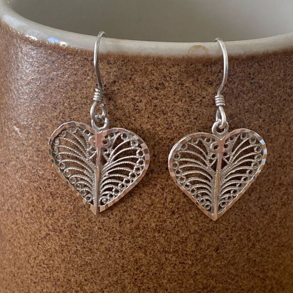 Sterling silver  earrings - Picture 1 of 3
